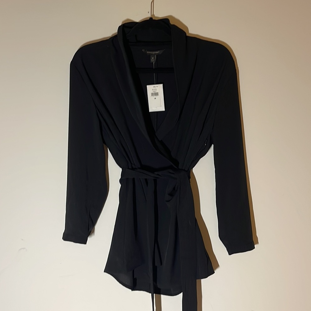 NWT Banana Republic Wrap top Women’s Sz M
